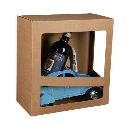 Support bouteille Félix métal bleu - 2CV