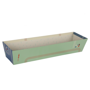 Corbeille Bilbao carton rigide rectangle 43x12x8cm
