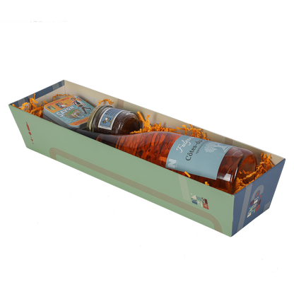 Corbeille Bilbao carton rigide rectangle 43x12x8cm