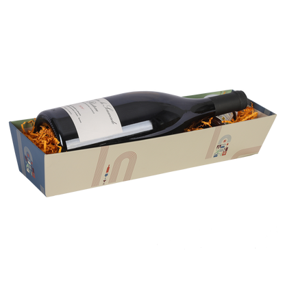 Corbeille Bilbao carton rigide rectangle 43x12x8cm