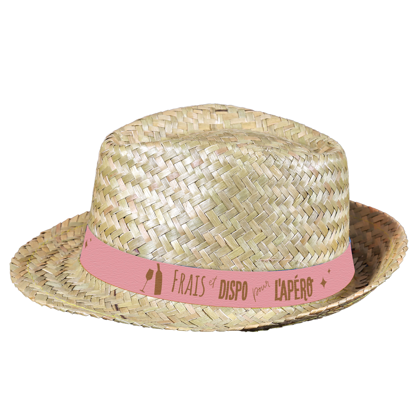 Chapeau Ernest paille bandeau - Frais et dispo....