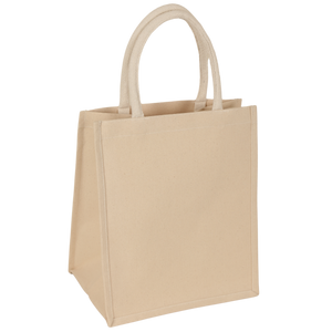 Sac Lorenzo réutilisable toile coton naturel 6 bouteilles