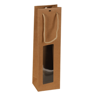 Sac Atlanta papier kraft magnum fenêtre PVC