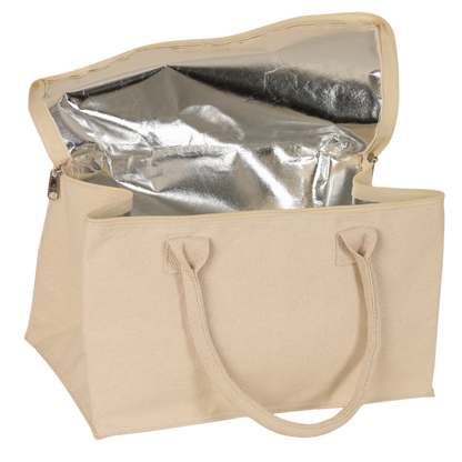 Sac glacière isotherme Lorenzo toile coton 36x20x20cm