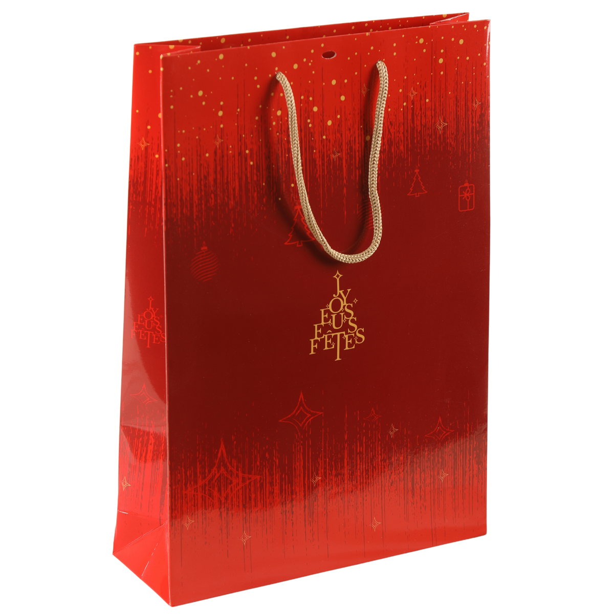 Sac Bellagio papier 3 bouteilles