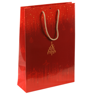 Sac Bellagio papier 3 bouteilles