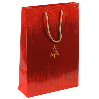 Sac Bellagio papier 3 bouteilles