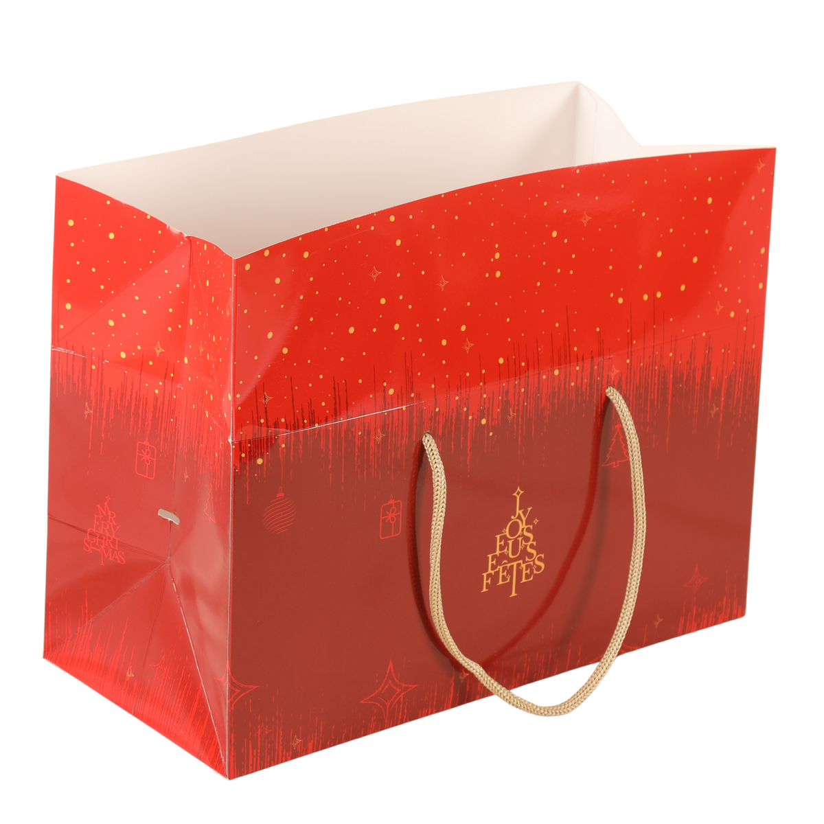 Sac Boxbag Bellagio papier 36x17x18cm