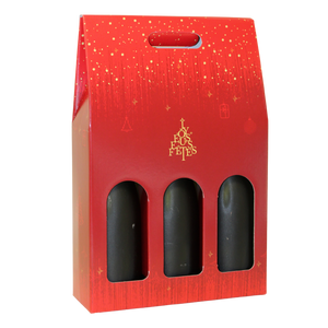 Bellagio cardboard case for 3 bottles
