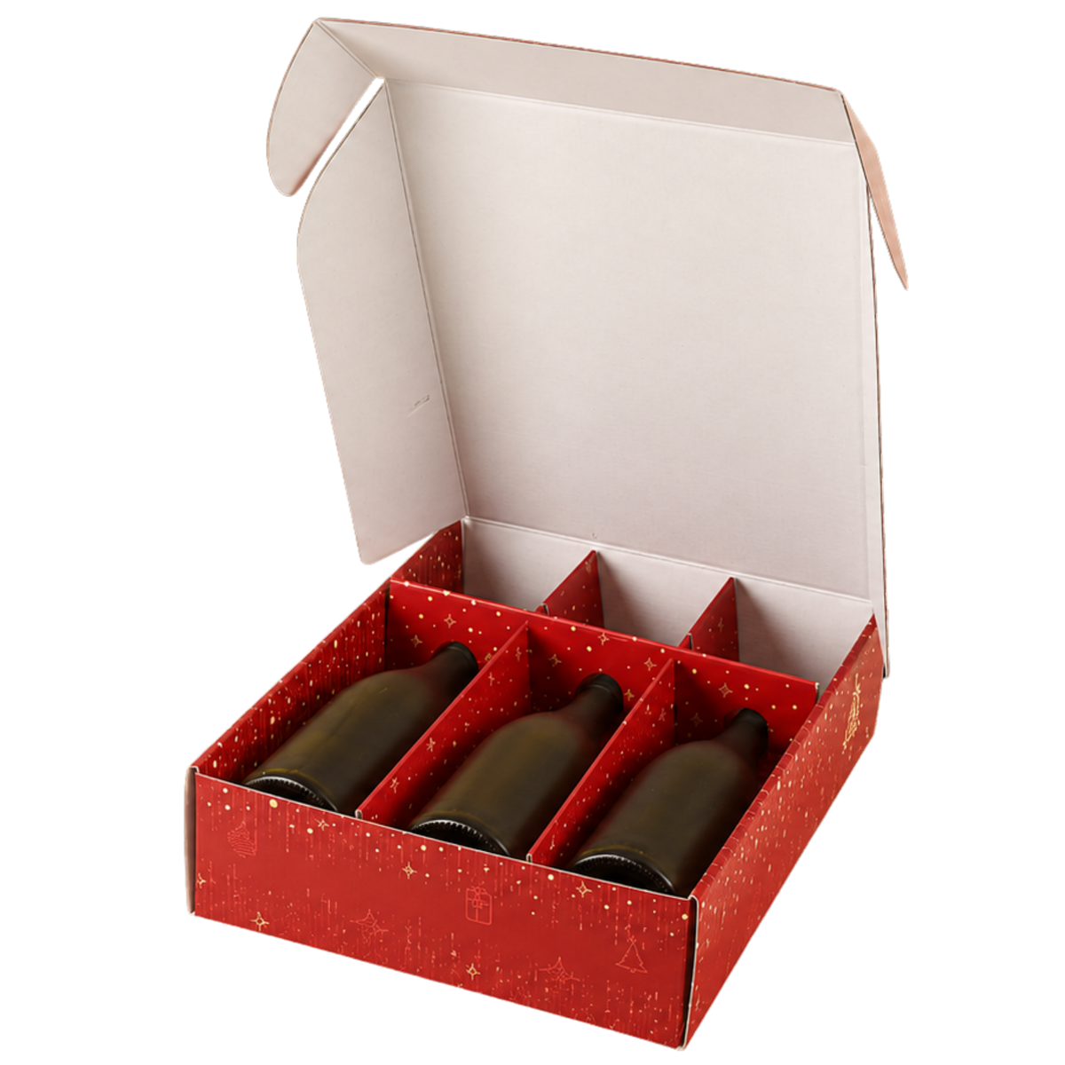 Coffret Bellagio carton 3 bouteilles