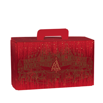 Valisette gourmande Bellagio carton 34x18x10cm