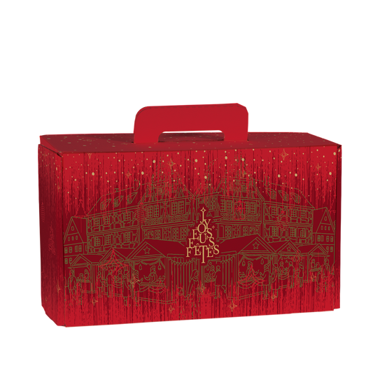 Valisette gourmande Bellagio carton 34x18x10cm