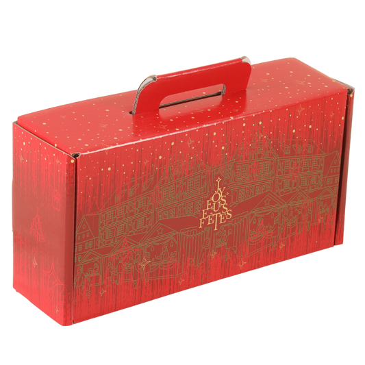 Valisette gourmande Bellagio carton 34x18x10cm