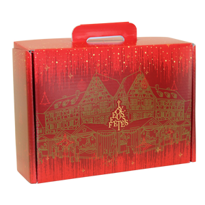 Valisette gourmande Bellagio carton 34,5x25,5x11cm