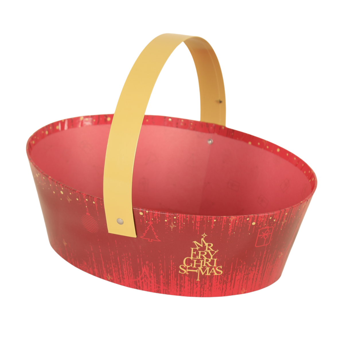 Panier Bellagio carton rigide ovale 25x19x8cm