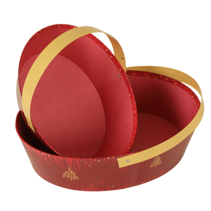 Panier Bellagio carton rigide ovale 25x19x8cm