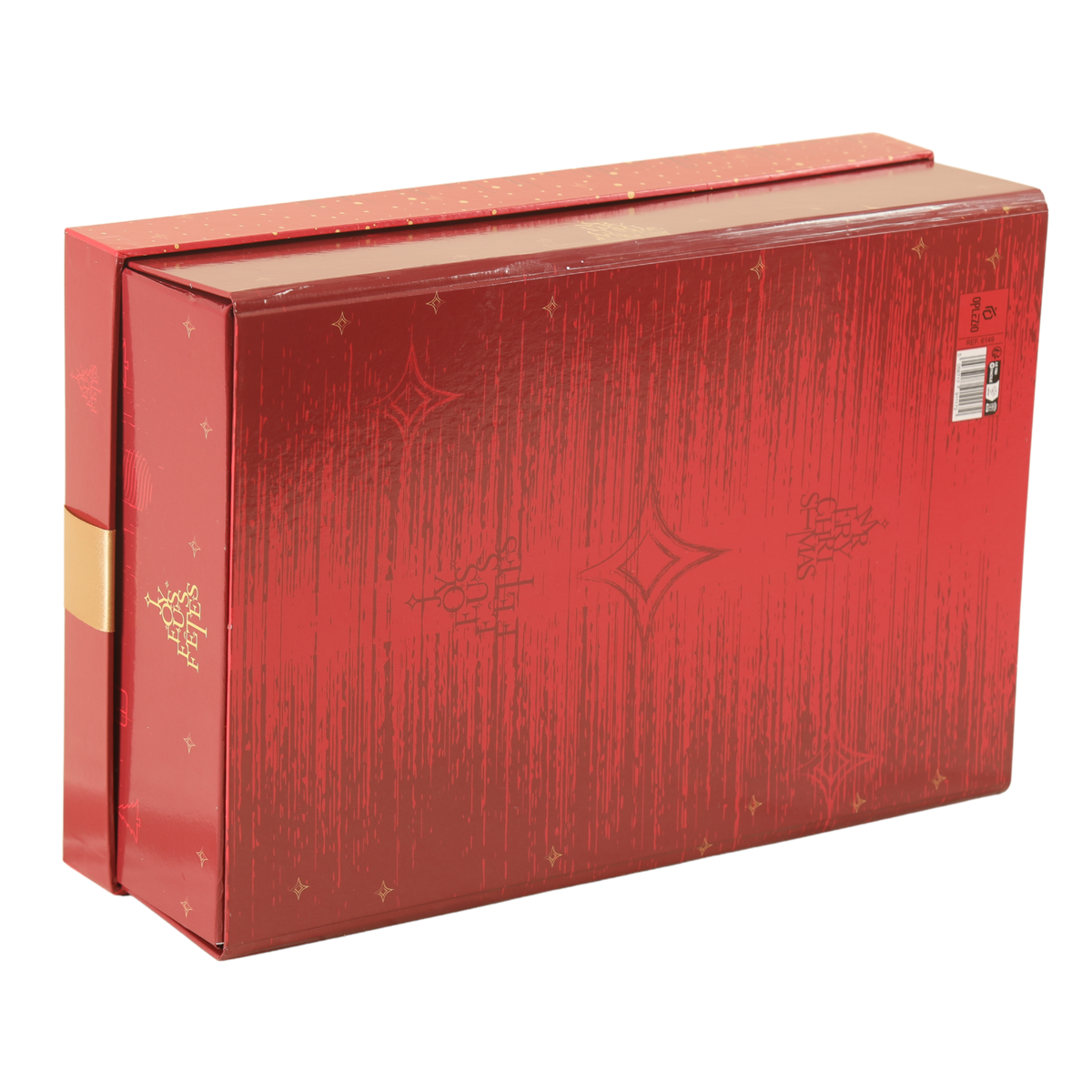 Coffre Bellagio carton rigide rectangle 35x22x11cm noeud collé