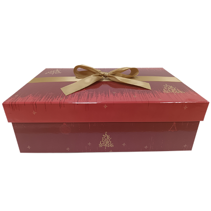 Coffre Bellagio carton rigide rectangle 35x22x11cm noeud collé