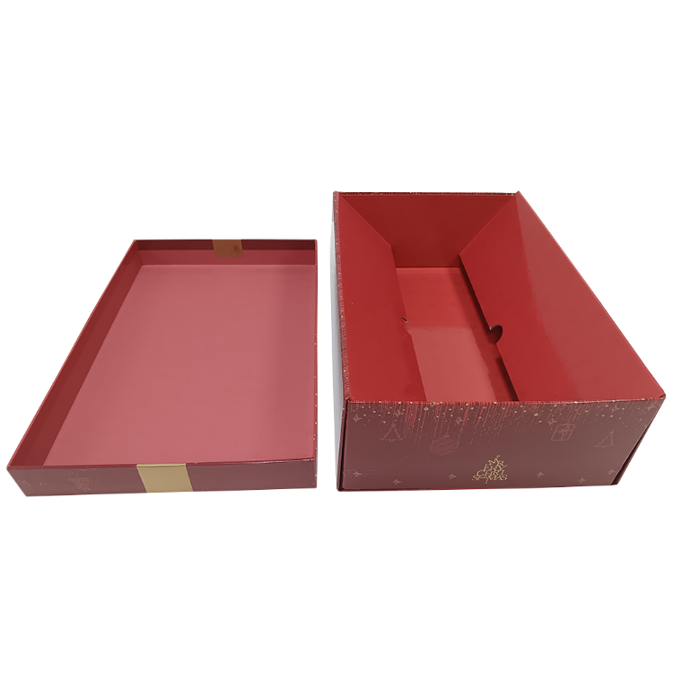 Coffre Bellagio carton rigide rectangle 35x22x11cm noeud collé