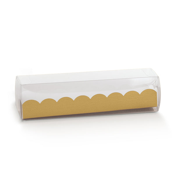 Boite macaron Dubaï carton pvc 19x5x5cm
