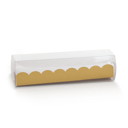 Boite macaron Dubaï carton pvc 19x5x5cm