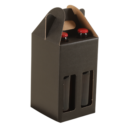 Valisette Buffalo carton kraft 4 bières 33cl (2x2 - type long neck)