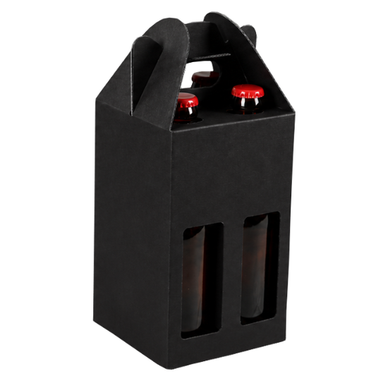 Valisette Buffalo carton kraft 4 bières 33cl (2x2 - type long neck)