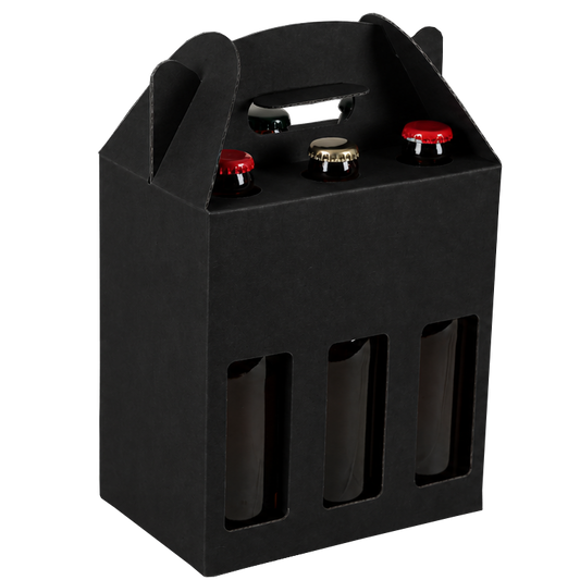 Valisette Buffalo carton kraft 6 bières 33cl (2x3 - type long neck)