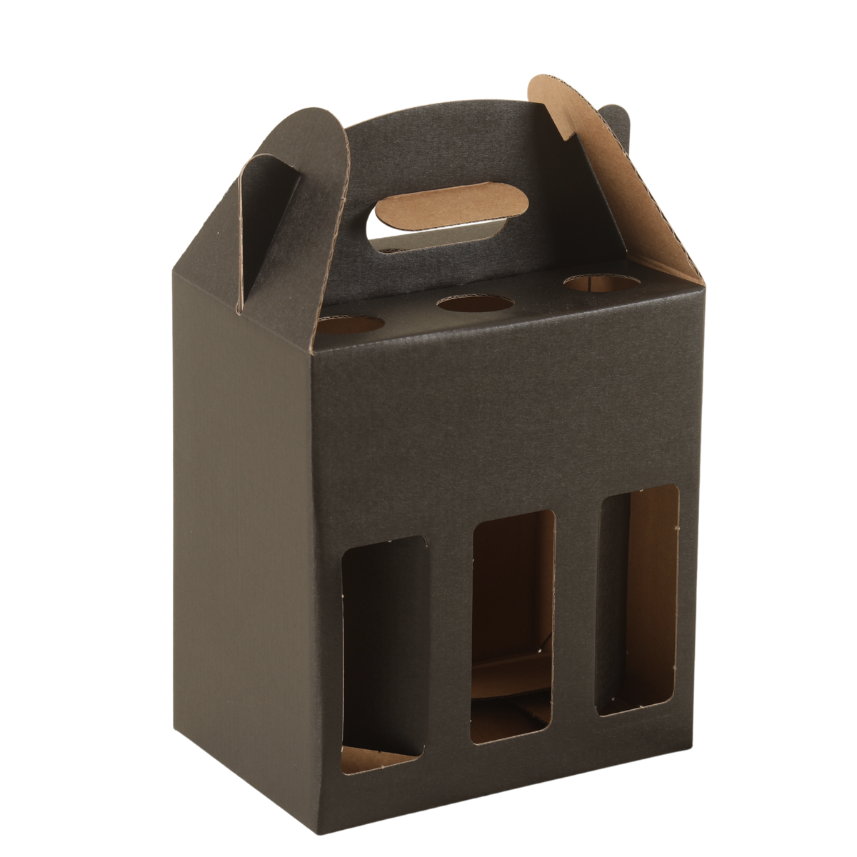 Valisette Buffalo carton kraft 6 bières 33cl (2x3 - type long neck)