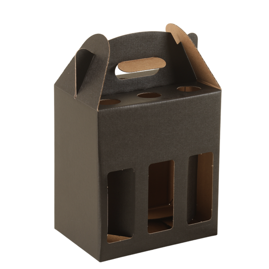 Valisette Buffalo carton kraft 6 bières 33cl (2x3 - type long neck)
