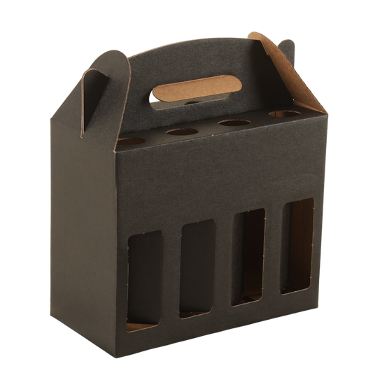 Valisette Buffalo carton kraft 8 bières 33cl (2x4 - type long neck)