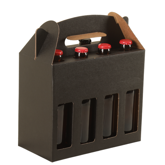 Valisette Buffalo carton kraft 8 bières 33cl (2x4 - type long neck)