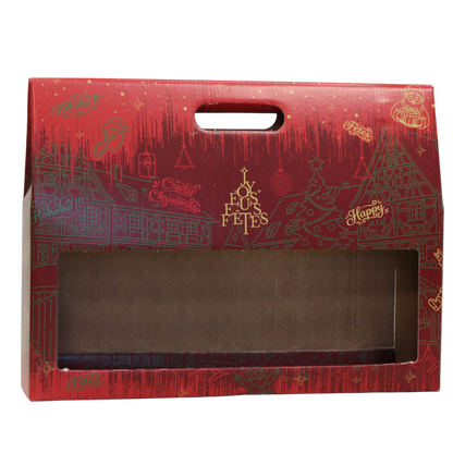 Bellagio cardboard carrier case for 6 x 33cl beers (long-neck style)