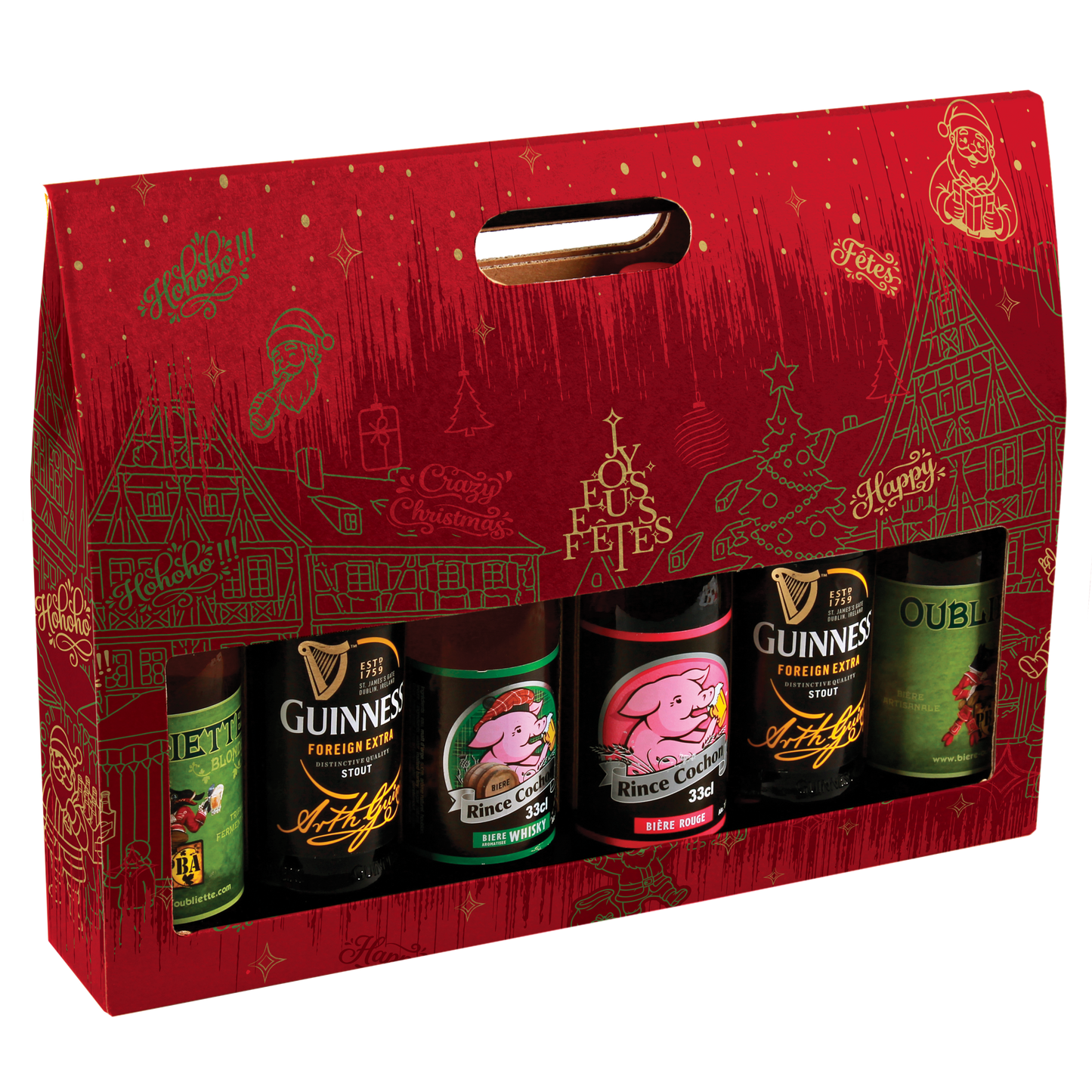 Valisette Bellagio carton 6 bières 33cl (type long neck)