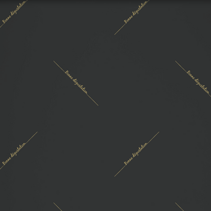 Papier cadeau Dégustation papier couché noir/or 0.50x200m