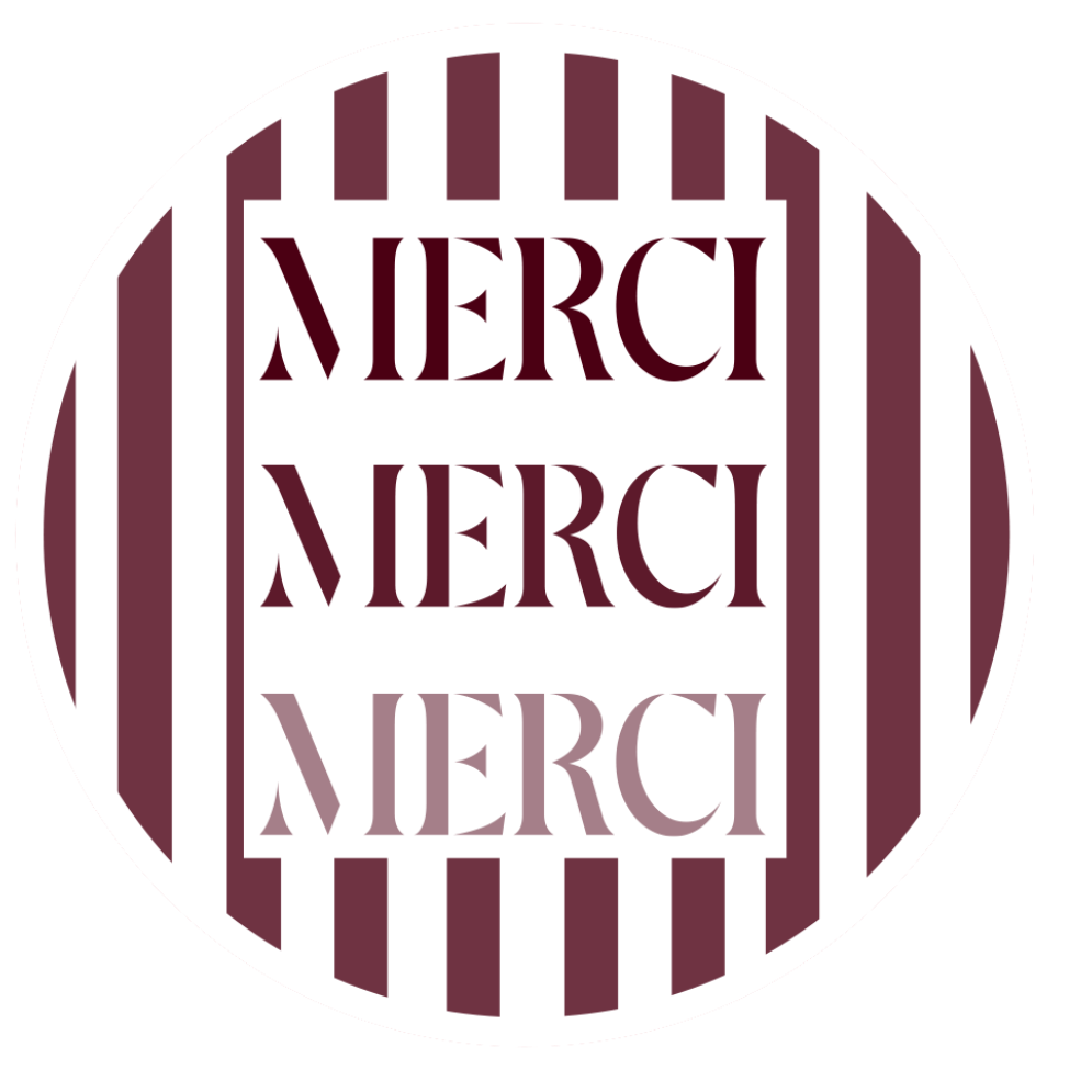 Carte message goulot Victoria disque anti-goutte - Merci