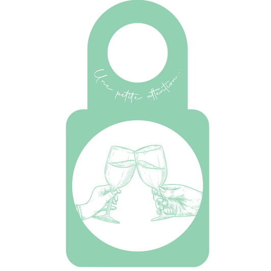 Carte message goulot Victoria disque anti-goutte - Les Copains D'abord