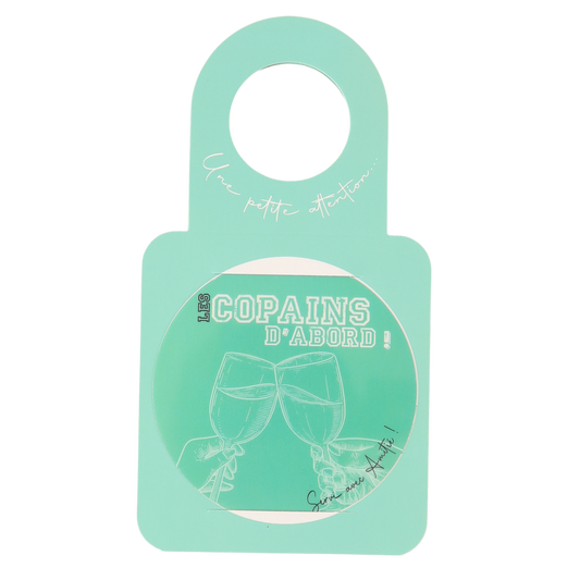 Victoria drip-proof anti-drip bottle neck message card - Les Copains D'abord