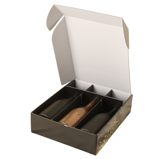 Coffret Petra carton 3 bouteilles