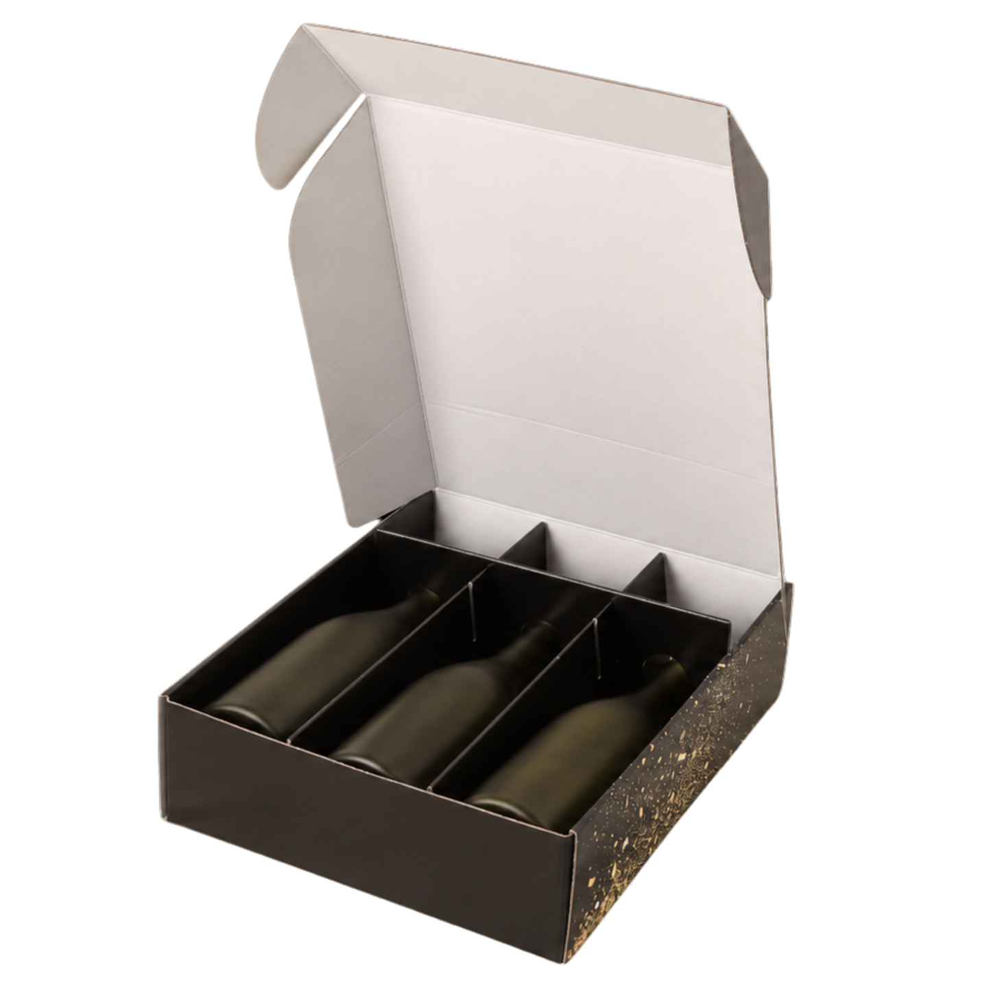 Coffret Petra carton 3 bouteilles