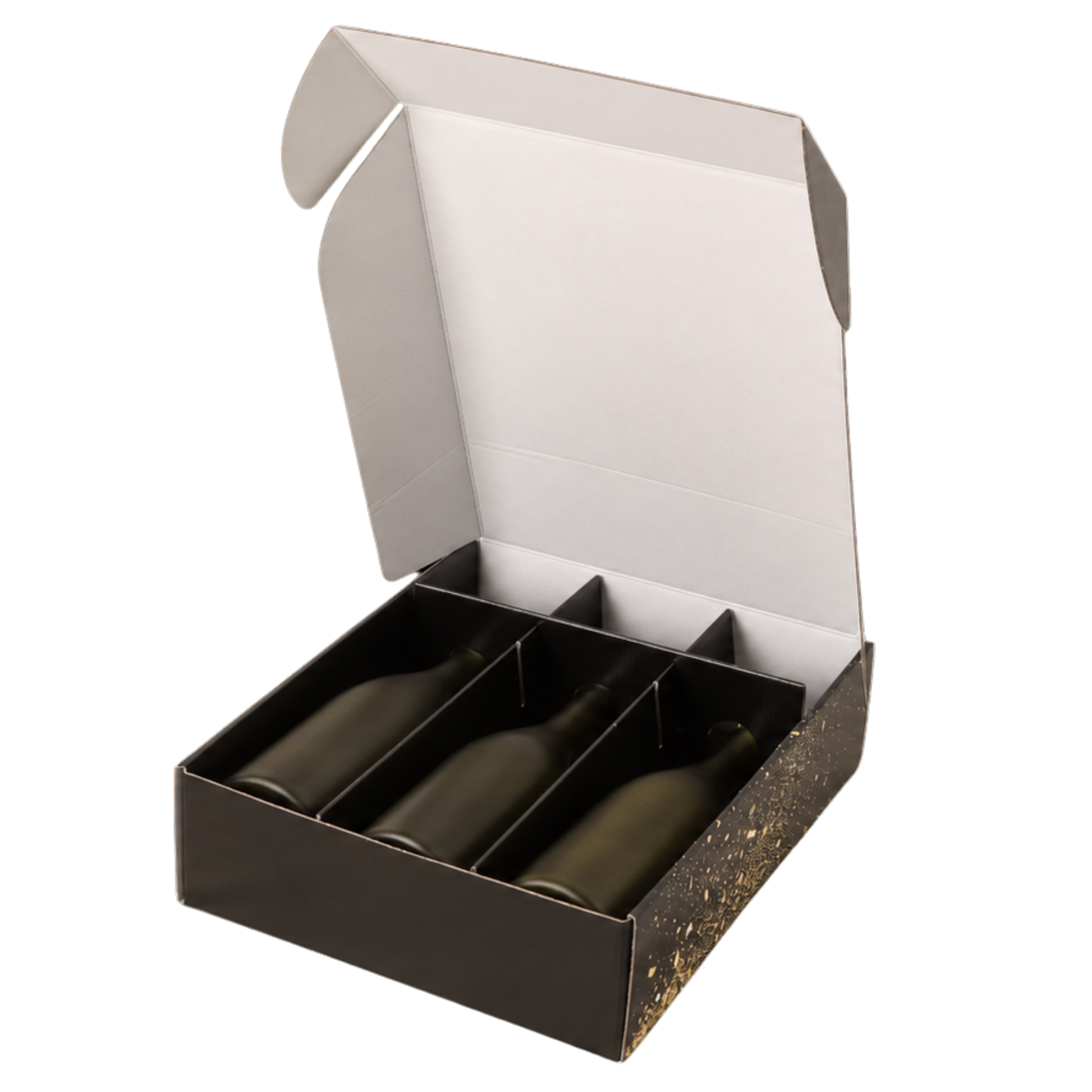Coffret Petra carton 3 bouteilles