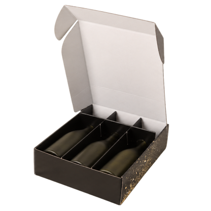 Coffret Petra carton 3 bouteilles