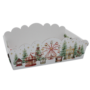 Corbeille carton 32x22x8,5/13cm - Colmar