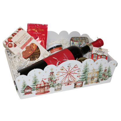 Colmar Cardboard Gift Basket – 34.5 × 24 × 8/13 cm