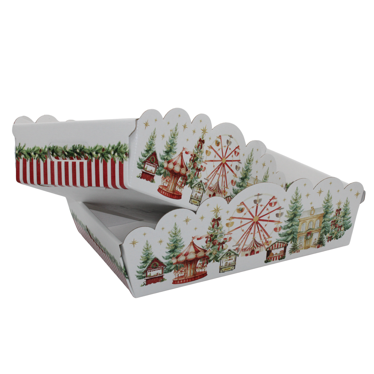 Corbeille carton 37x26,5x9,5/15 cm - Colmar