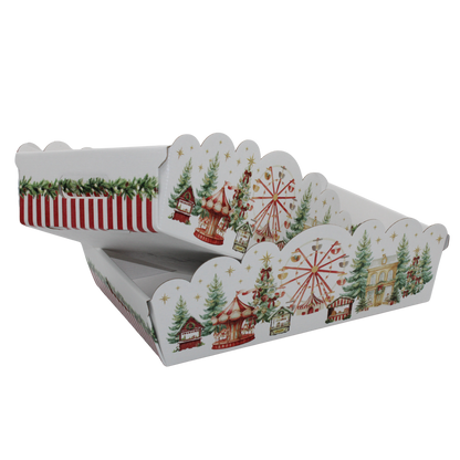 Corbeille carton 37x26,5x9,5/15 cm - Colmar