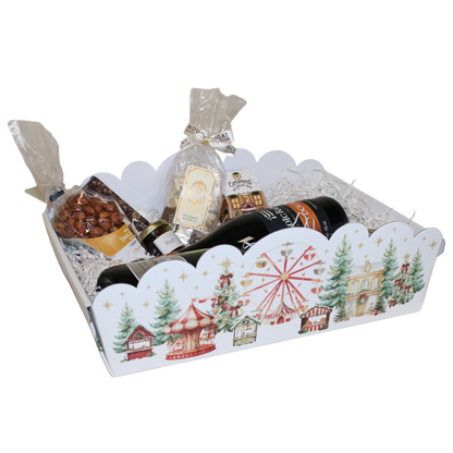 Corbeille carton 37x26,5x9,5/15 cm - Colmar