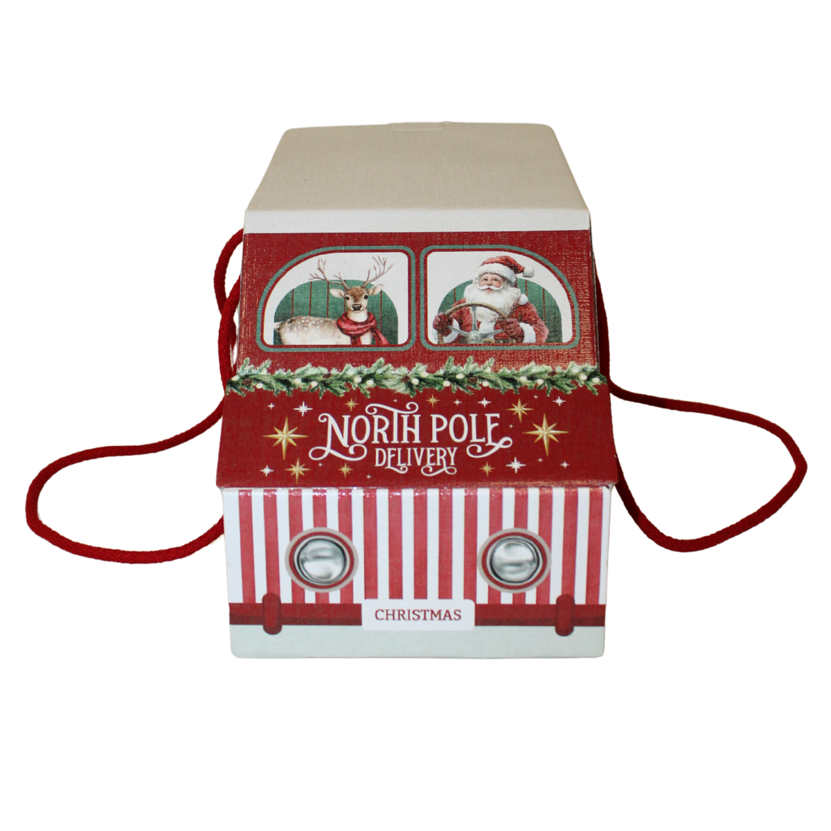 Colmar Cardboard Christmas Van Gift Box – 31 × 15 × 15 cm