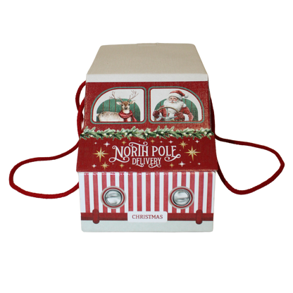 Colmar Cardboard Christmas Van Gift Box – 31 × 15 × 15 cm