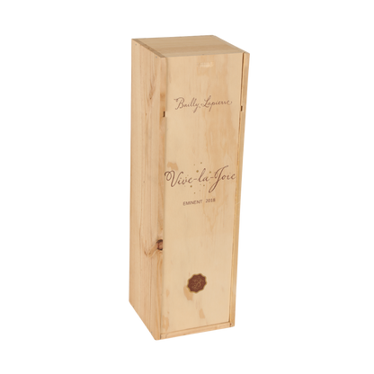 Caisse Tradition bois de Pin Jéroboam 14,5x14,5x45,5cm personnalisée